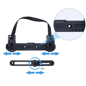 Bike Pannier Hardware Kit with 360 Degree Rotating Lock and Adjustable Buckles - Picture 1 of 8