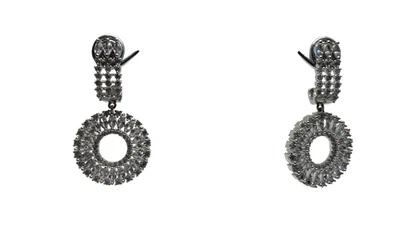 Women Bollywood Style Bridal Jewelry Indian CZ Earring AD Earrings Diamond - Image 1 of 4