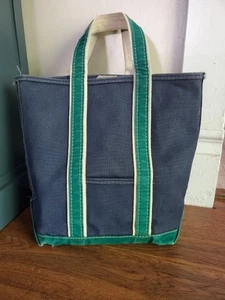 Vintage LL Bean Boot und Tasche 80er blau grün Tasche - Bild 1 von 23