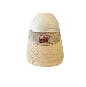 Farm Bureau Assicurazione Strapback Marrone Rosso Visiera Parasole Ricamata Uomo - Foto 1 di 5