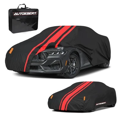 Cubierta de coche de 6 capas personalizada 100 % impermeable para FORD MUSTANG protección contra todo tipo de clima Foto 1 de 4