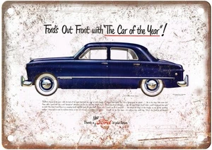 1949 Ford Vintage Automobile Advertising Retro Look Metal Sign AN2745 - Picture 1 of 2