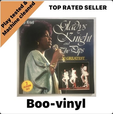Gladys Knight and The Pips - 30 Greatest - Double Vinyl Record LP Album EX / EX - Image 1 of 4