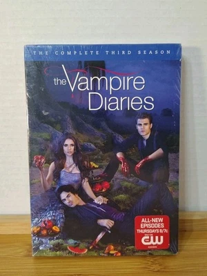 The Vampire Diaries: Season 3 Complete Third (DVD 5-Disc Set) Brand New. Sealed - Image 1 of 4
