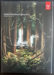 ADOBE PHOTOSHOP LIGHTROOM 5 (Win/Mac) - Open box DVD w/ License Key - Picture 1 of 3