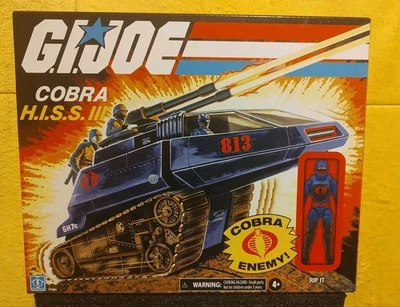 Gi Joe Retro Collection Hiss 3 III With Rip It Figure NIB - Image 1 of 4