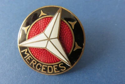 Orig. alte MERCEDES    Abzeichen Brosche   Durchm:  26   mm - Bild 1 von 4