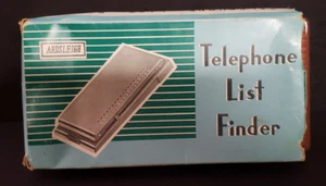 Ardsleigh Telephone List Finder Vintage Pop-Up Phone Directory Metal Unused READ - Imagen 1 de 16
