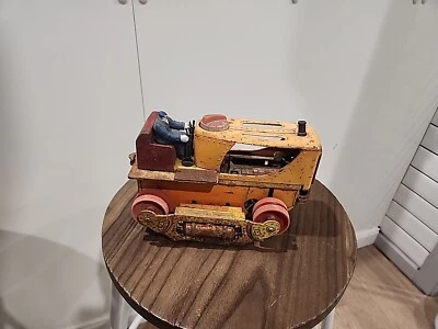 Vintage Tin Toy Tractor  - Image 1 of 4