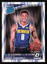 2018-19 Panini Donruss Optic Jarred Vanderbilt Shock Prizm  Rookie Card RC #151