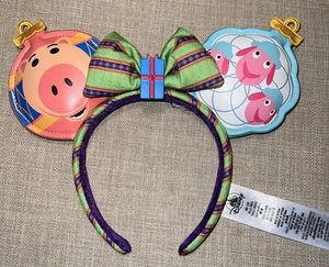 Disney Parks Toy Story Christmas Holiday Mickey Mouse Ear Headband Ornament - Picture 1 of 13