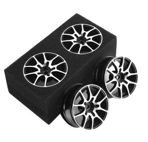 Alloy Machined 10 Spoke Wheel Set (4) for 1/10 Drift and Touring W=26mm - Picture 1 of 1