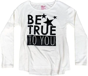 Epic Threads Big Girls' Graphic-Print T-Shirt Ivory Medium 54-56" 63-74Lbs - Picture 1 of 2