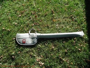 Vintage ZEBCO Fishing Rod & Reel Case Light Gray- LION GREY - Picture 1 of 6