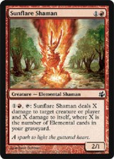 SUNFLARE SHAMAN FOIL Morningtide MTG Magic the Gathering Cards DJMagic