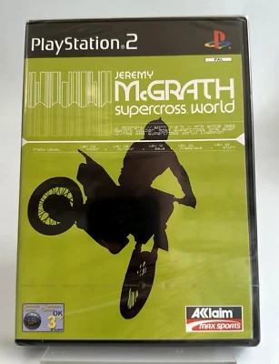 PS2 Jeremy McGrath Supercross World, New And Factory Sealed - Image 1 of 4