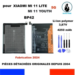 BATTERIE ORIGINALE OEM XIAOMI BP42 XIAOMI Mi 11 LITE Mi 11 YOUTH 4250mAh GENUINE - Photo 1/11