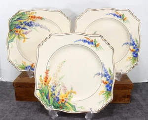 LOT(s) of 3 ROYAL WINTON GRIMWADES AVALON 9" Luncheon Plates Antique 1930's VGUC - Picture 1 of 7