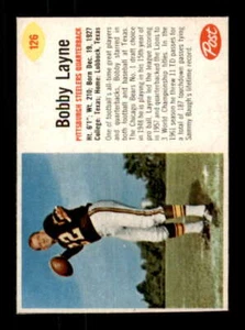 1962 Post Cereal #126 Bobby Layne EX/EX+ Steelers 559217 - Picture 1 of 2
