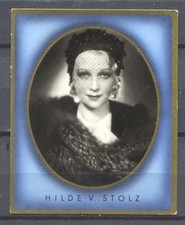 Hilde von Prolz Vintage Movie Star Cigarette Trading Card Greiling No.137