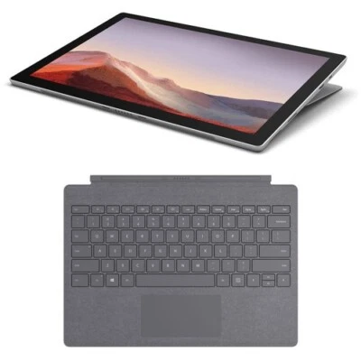 Microsoft Surface Pro 7 12.3" Touchscreen i5 8GB 128GB SSD + keyboard Type Cover - Image 1 of 4