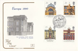 (99693) Cotswold Architettura EUROPA FDC Edimburgo 1990 - Foto 1 di 1