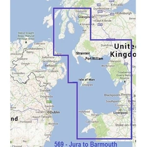 NAVIONICS+ SMALL 569 Jura to Barmouth CARD - Isle of Man CHART - Micro SD - Picture 1 of 8