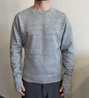 DDP ORLEBAR КОРИЧНЕВЫЙ ТОЛСТОВКА СЕРЫЙ СВИТЕР ПУЛОВЕР МУЖСКОЙ - Изображение 1 из 4