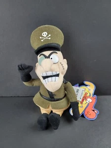 Bolsa de frijoles Rocky & Bullwinkle Fearless Leader 8" felpa de colección estuffins 1999 nuevo con etiquetas - Imagen 1 de 11