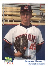 1992 Burlington Indians Classic/Best #6 Brandon Bluhm