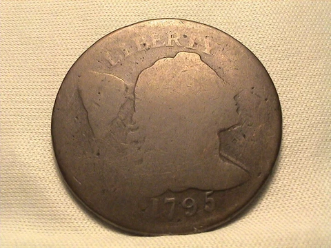 1795 Liberty Cap Large Cent Plain Edge! Cover