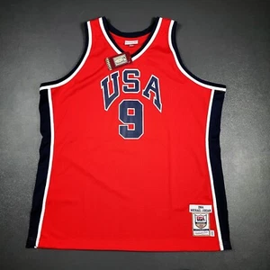 100% Authentic Michael Jordan Mitchell & Ness 1984 USA Jersey Size 52 2XL Mens - Picture 1 of 7