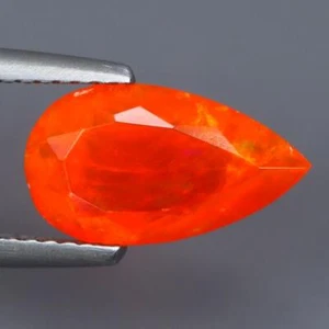 Pietra preziosa sciolta opale fuoco arancione etiope naturale 1,50 cts - Foto 1 di 3