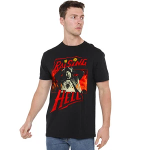 STRANGER THINGS EDDIE MUNSON RAISING HELL T-SHIRT, SCHWARZ - Bild 1 von 5