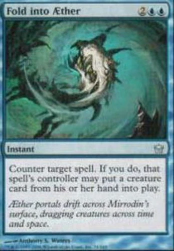 4 Fold into AEther ~ Near Mint Fifth Dawn 4x x4 Playset MTG Magic Blue Card Ulti - Image 1 of 1