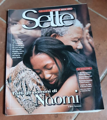 SETTE CORRIERE SERA N.12 1998 - NAOMI CAMPBELL / MANDELA / ASIA ARGENTO - Immagine 1 di 4