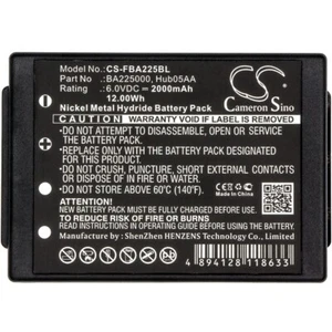 Batterie 6V 2000mAh type BA225000 Hub05AA Pour HBC FBFUB09N, FUB 9NM 6V, FUB9NM - Photo 1 sur 5