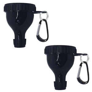 Pack de 2 mini embudos de proteína en polvo con llavero para agitadores y botellas - Imagen 1 de 6