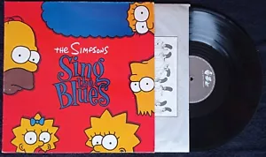 THE SIMPSONS " SING THE BLUES " SPANISH EDITION LP 1991 WITH INNER SLEEVE - Picture 1 of 4
