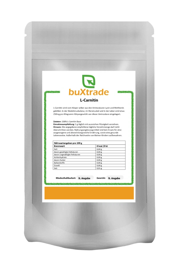 L-Carnitin Base Pulver | Aminosäure | Nutrition | L - Carnitin - Bild 1 von 1