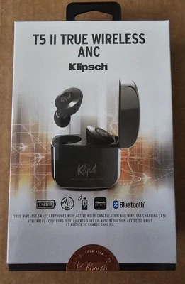 *NUEVO* Auriculares inalámbricos verdaderos Klipsch KC5 II con estuche de carga premium Foto 1 de 4