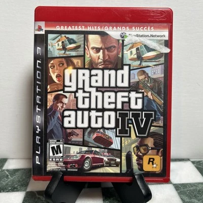 Grand Theft Auto IV GTA 4 Sony PlayStation 3 2008 PS3 Tested Greatest Hits Label - Image 1 of 4