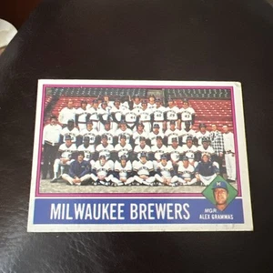 1976 Topps #606 Milwaukee Brewers Team - Picture 1 of 2