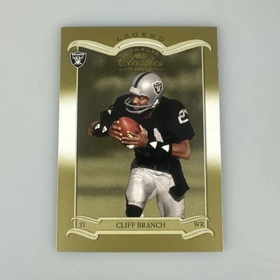 Cliff Branch 2003 Donruss Classics #106 Oakland Raiders Hall of Fame 359/1000 - Image 1 of 2