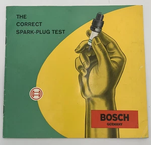 Rare Vintage Bosch Advertisement Demonstrating Correct Way To Handle A Sparkplug - Picture 1 of 5