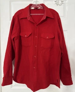 Vintage Woolrich Hemd Herren 17 (Large) Rot Button Down Wolle Flanell 70er 80er - Bild 1 von 5