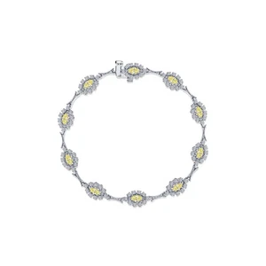 BRANDNEU Lafonn Silber Platin gebunden Zitrone Tropfen strahlendes Armband B0204CAP72 - Bild 1 von 1