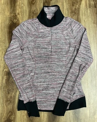 Chaqueta Lululemon Mujer Talla 6 Redondeada Media Cremallera Tinte Espacial Camuflaje Berry Pullover Foto 1 de 4