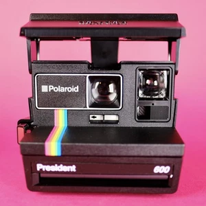 Cámara instantánea Polaroid 600 PRESIDENT probada y funcionando ex tienda demostración sin usar nueva en stock - Imagen 1 de 14