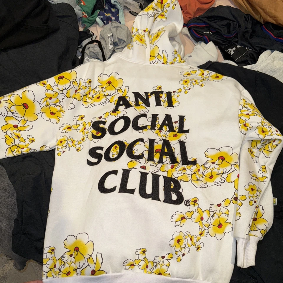 Rare Anti Social Club Hoodie Size M - Image 1 of 4